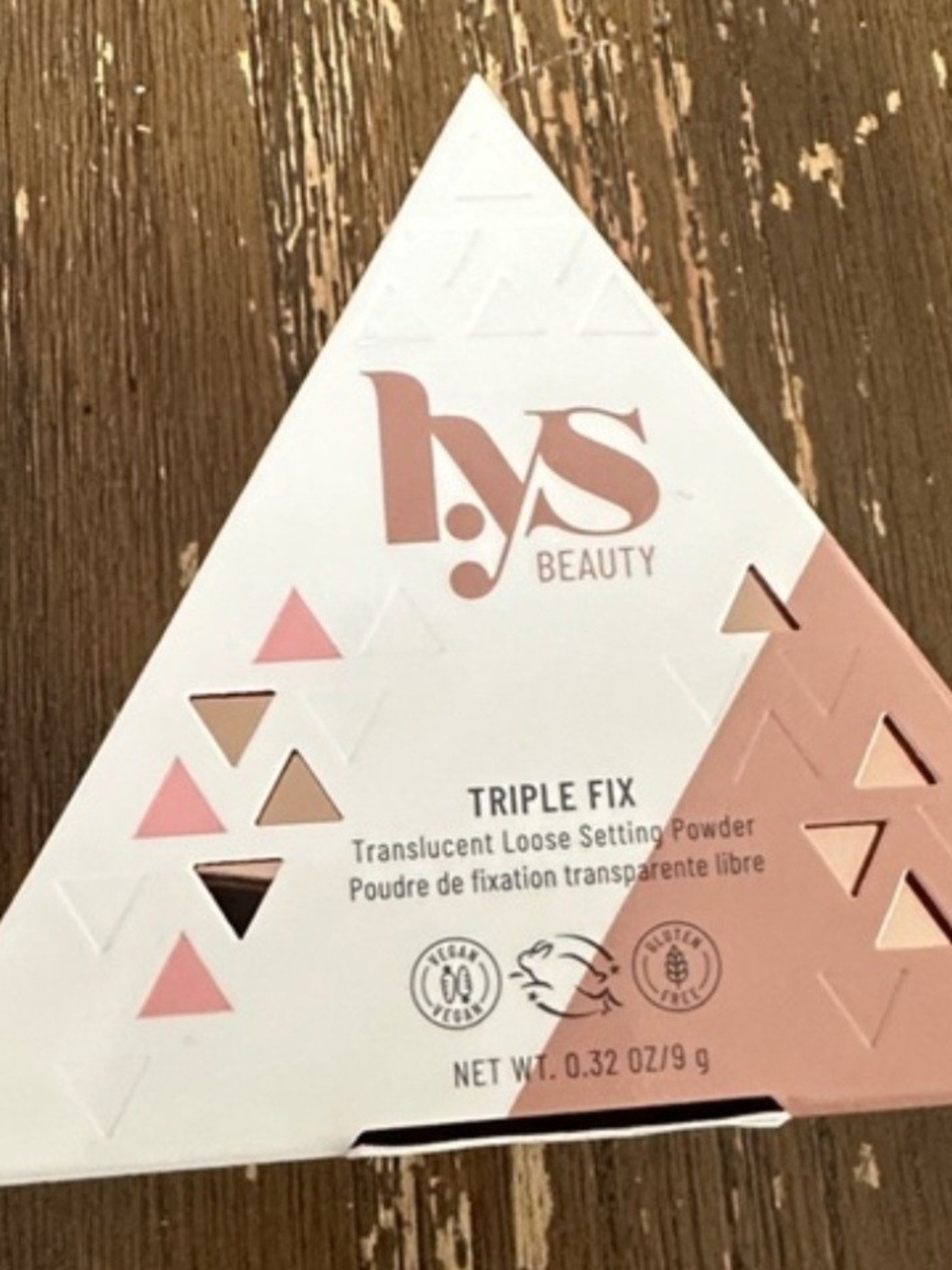 L.ys Beauty Triple Fix Powder In Sincere Pink